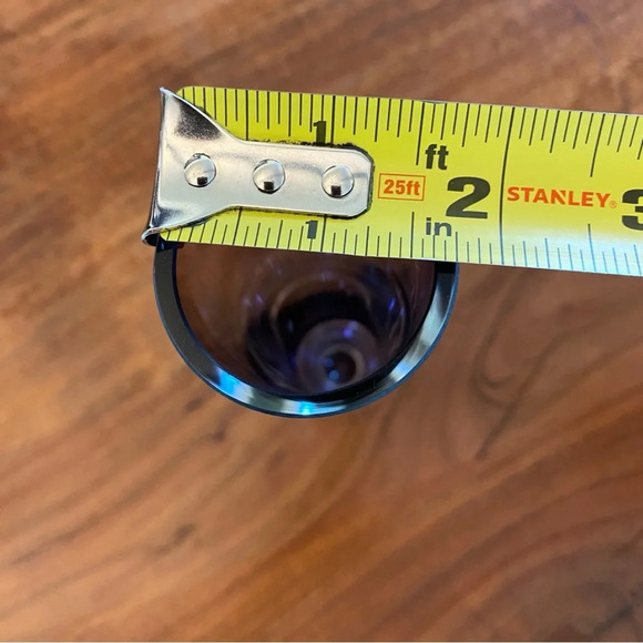 Vintage Krosno Polish Crystal Purple Bud Vase in Purple - Picture 6 of 12